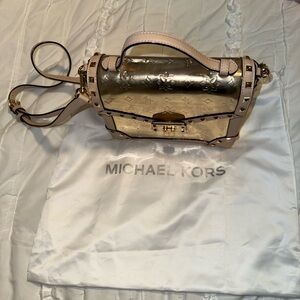 Michael Kors Gold Kinsley Purse